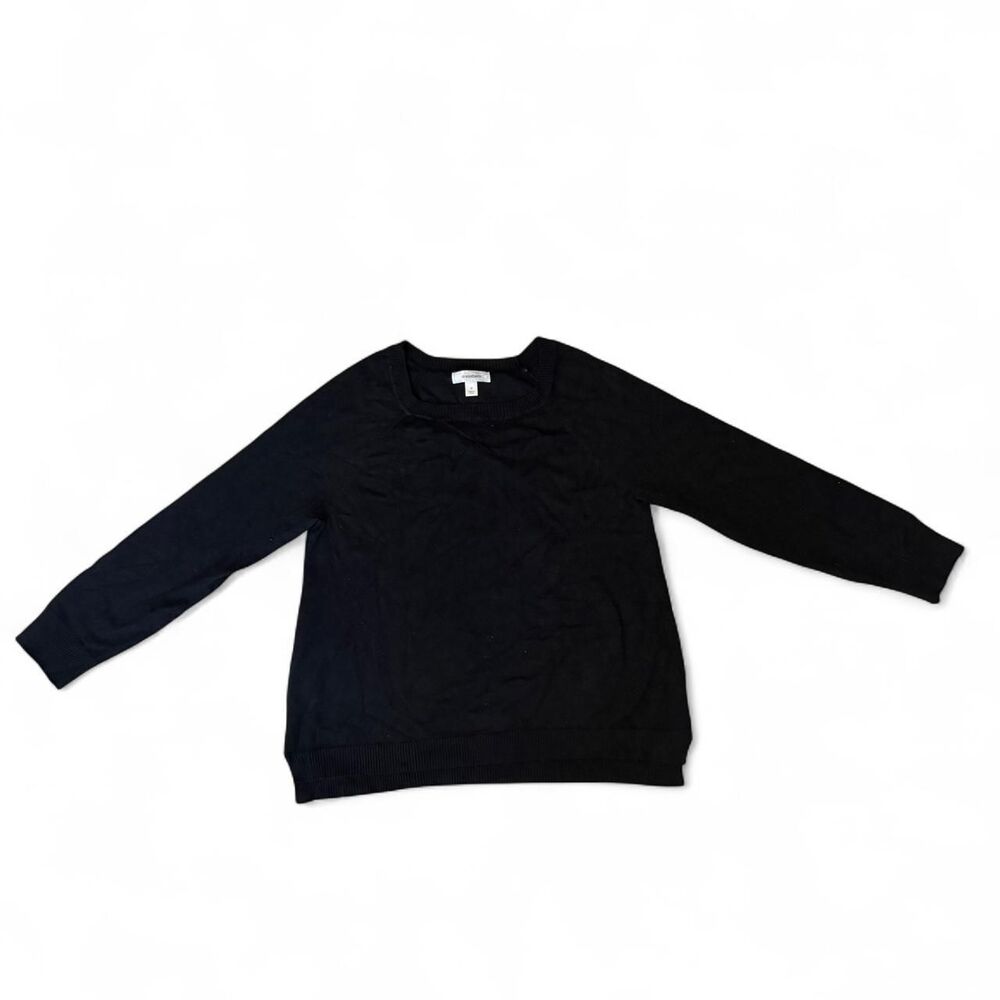 Dressbarn Women's Black and Navy Jumper